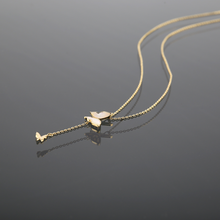 Load image into Gallery viewer, Pearl Butterfly Pendant Necklace N1278G