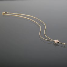 Load image into Gallery viewer, Gemstone Key Pendant Necklace N01276