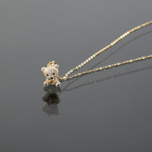 Load image into Gallery viewer, Gemstone Miss Bear Pendant Necklace N02058G