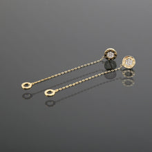 Load image into Gallery viewer, Luxury Wheel Drop Earrings E709017
