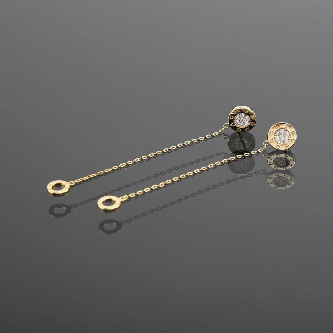 Luxury Wheel Drop Earrings E709017